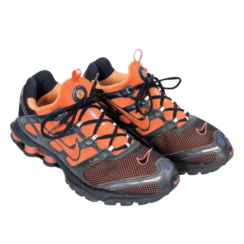 Nike Shox TL Custom Who Dey Cincinnati Bengals Orange Black Men's 10.5 Y2K 2005